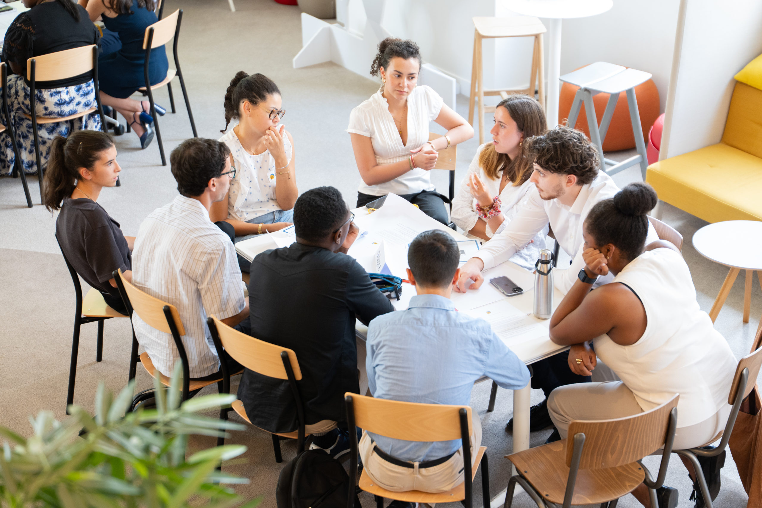 Jeunes Talents Bpifrance participant à la journée d’intégration dans les locaux